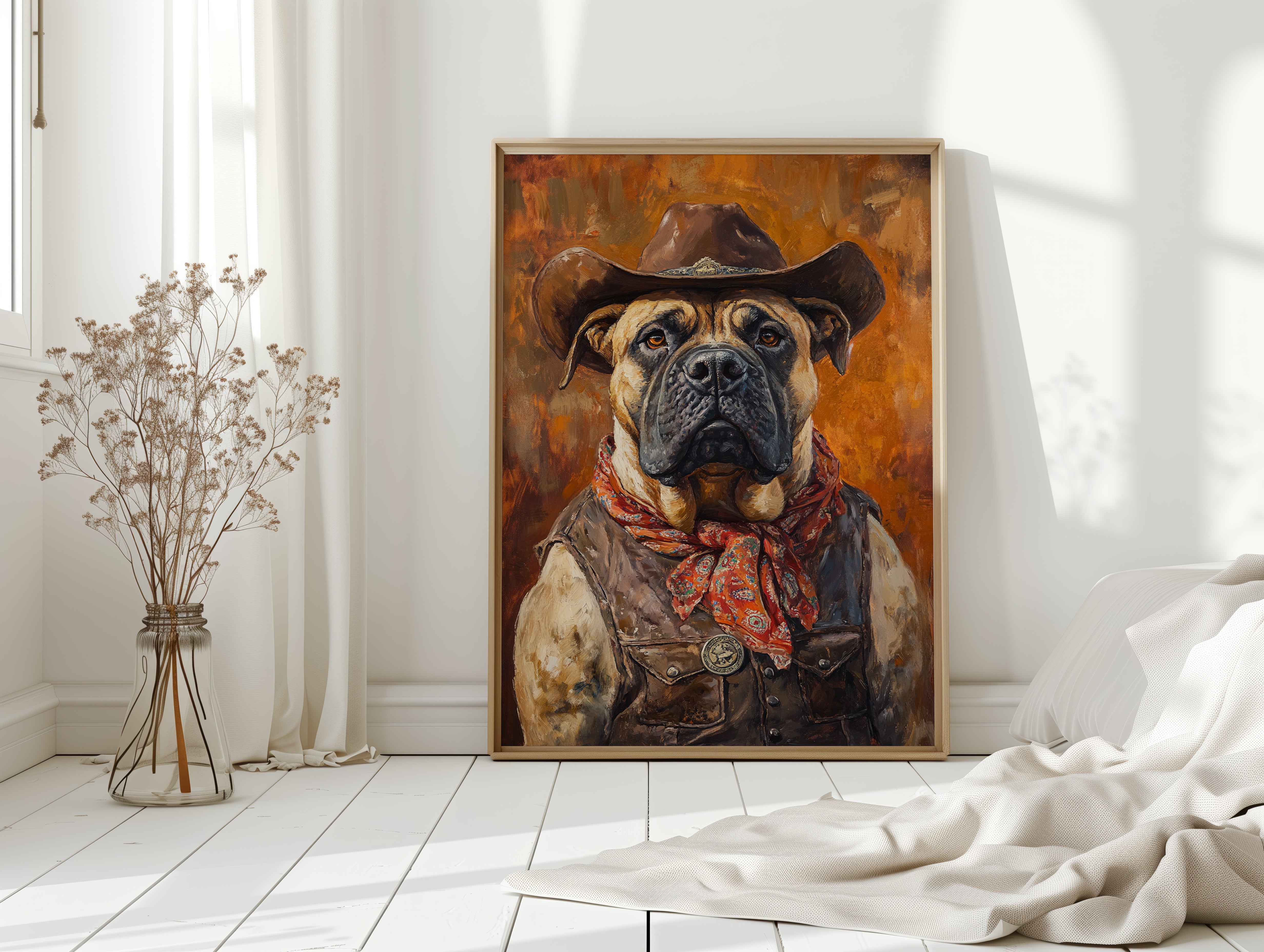 Bullmastiff Sheriff of the High Plains