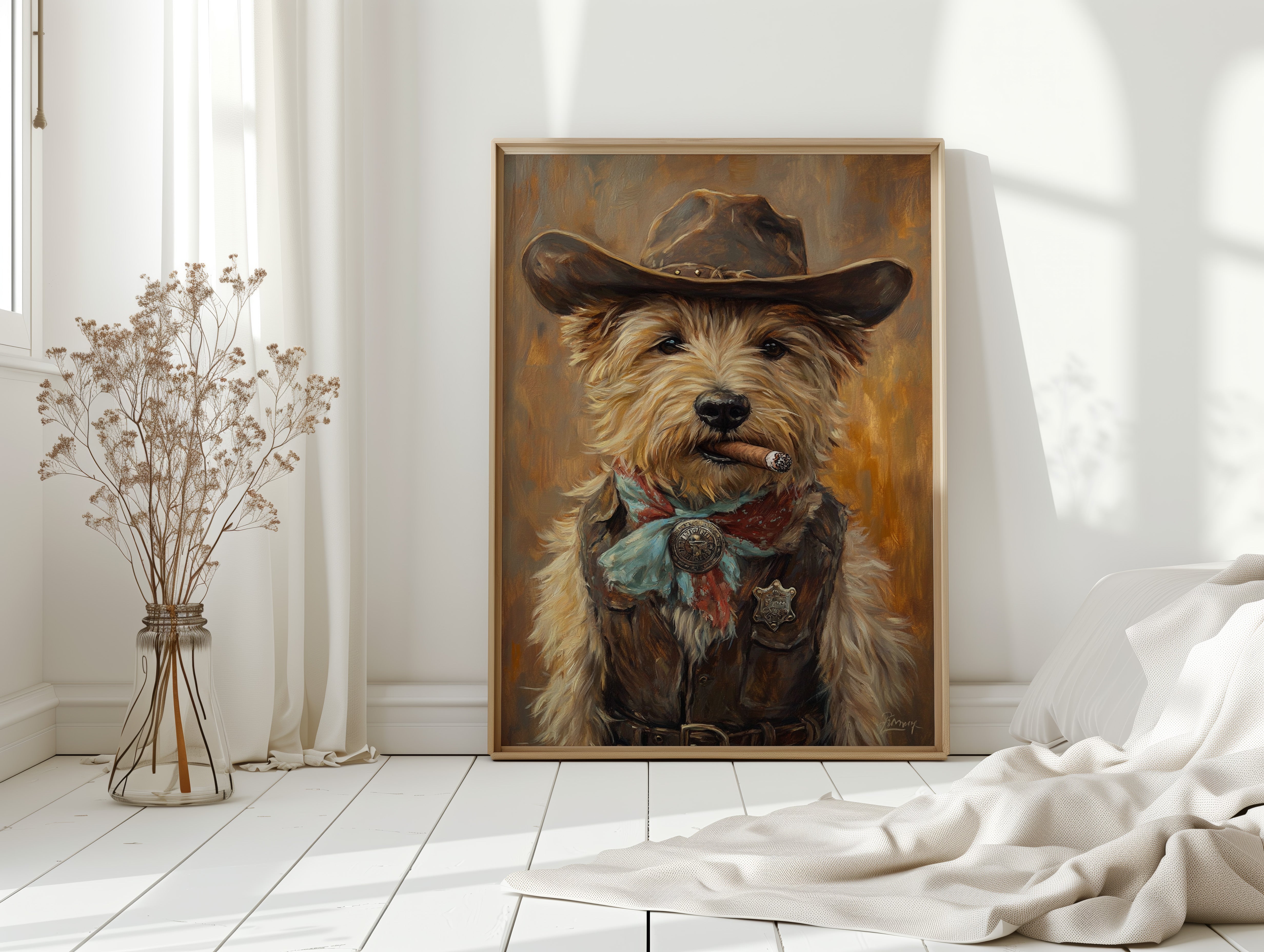 Wheaten Terrier Wild West Deputy