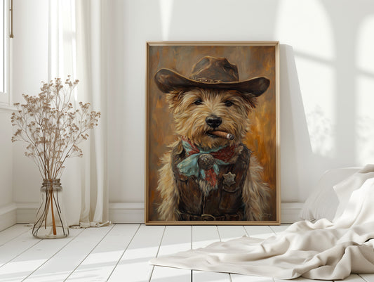 Wheaten Terrier Wild West Deputy