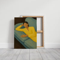 Sunlit Moments On Turquoise Velvet