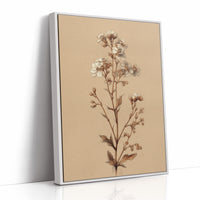 A Quiet Stem on Warm Paper
