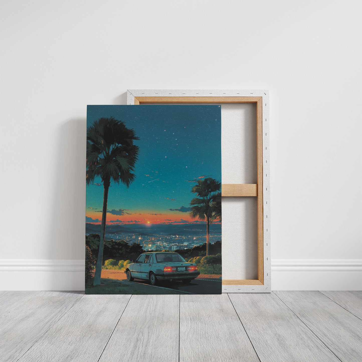 Twilight Overlook: City Lights Below