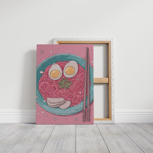 Pink Noodles Make Happy Faces