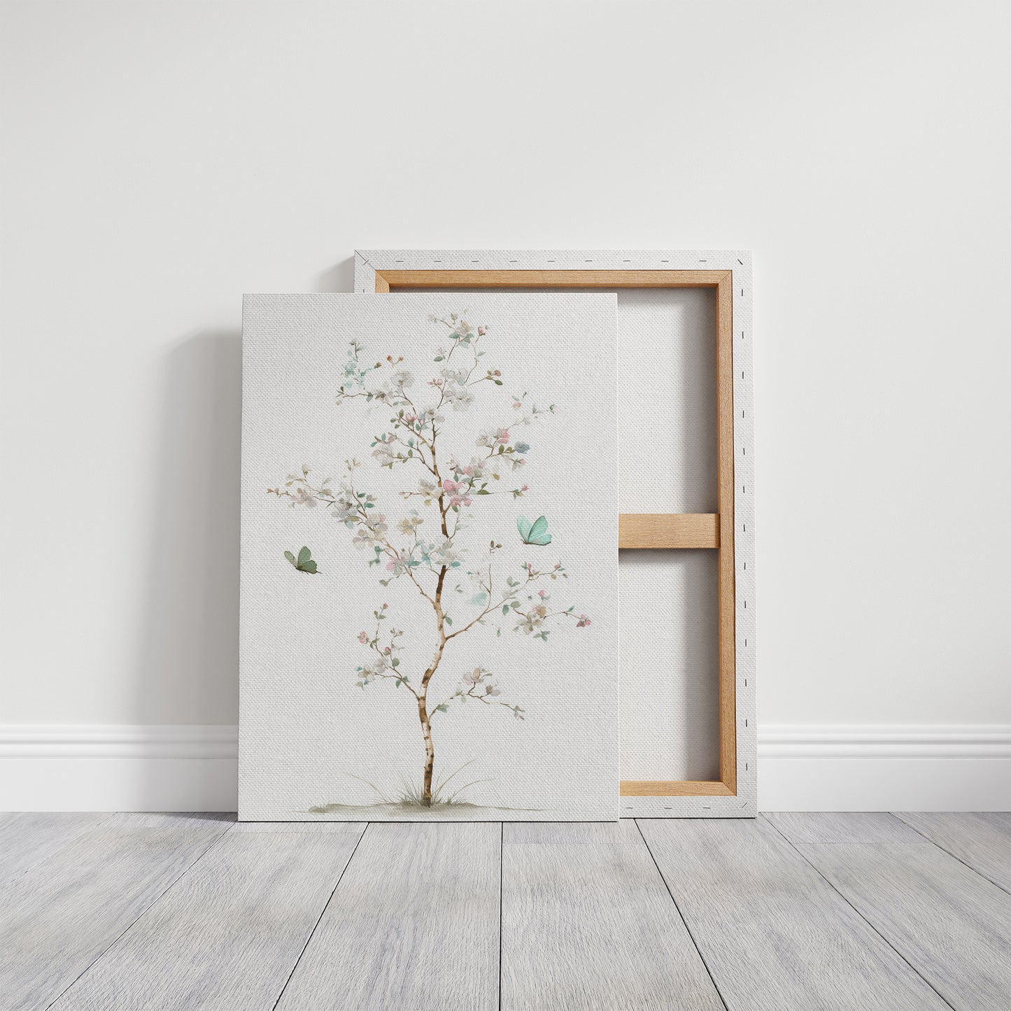 Butterflies Dance Through Cherry Light