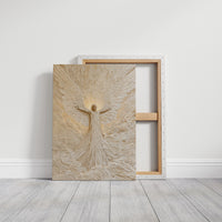 Ivory Textured Angel Ascending