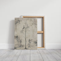 Solitary Sapling: A Minimalist Study in Stillness