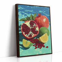 Pomegranate on Turquoise Tide