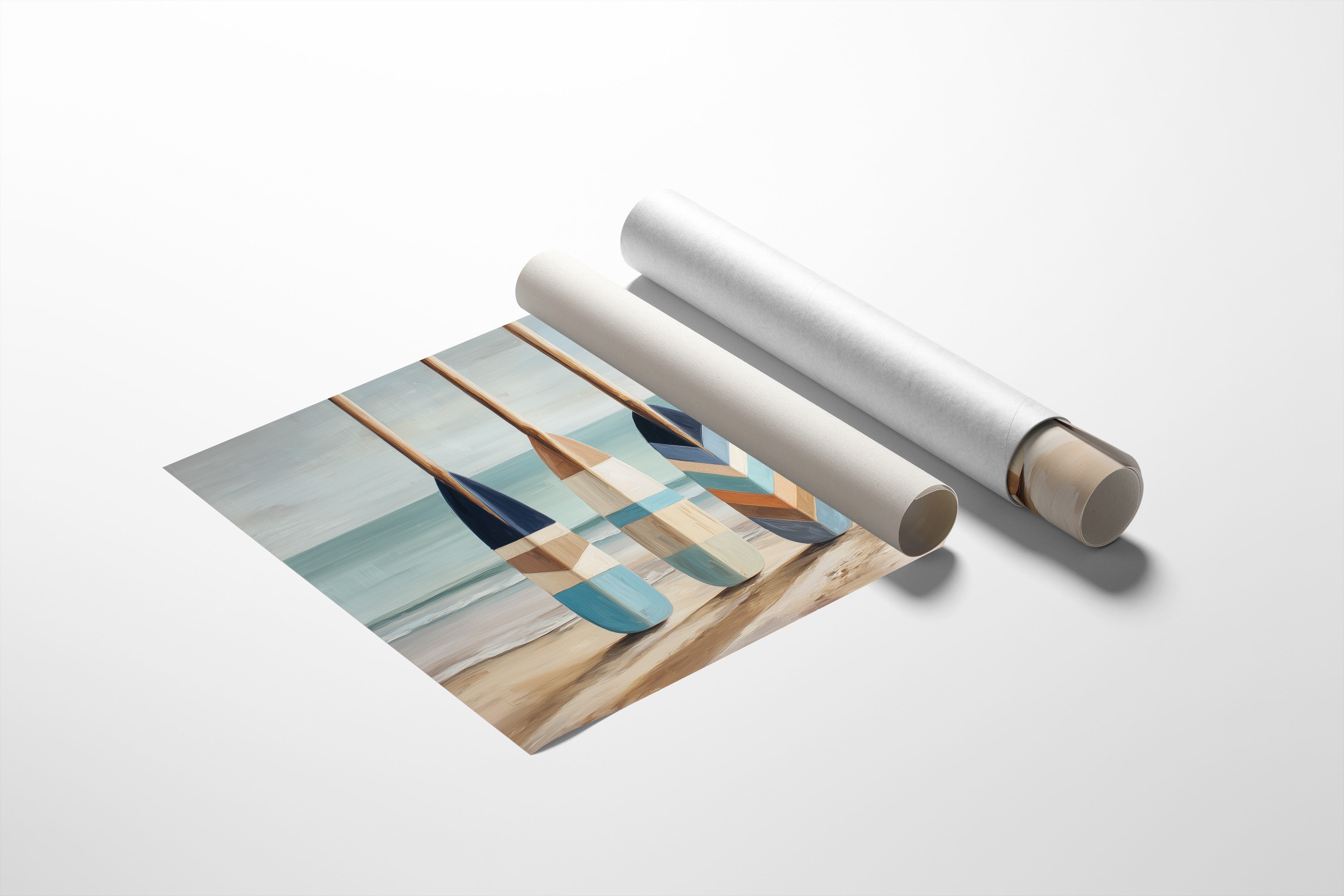 Oars Rest On Summer Shores