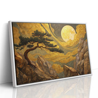 Pine Bends Toward Midnight's Gold