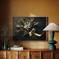 Winter Berries Bound In Golden Light