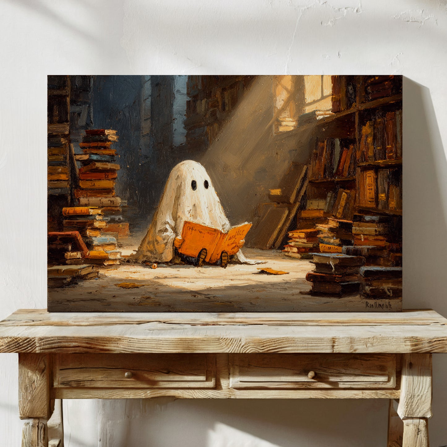 The Reader Beneath Dusty Pages