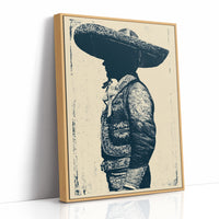 Vaquero in Profile: A Western Silhouette