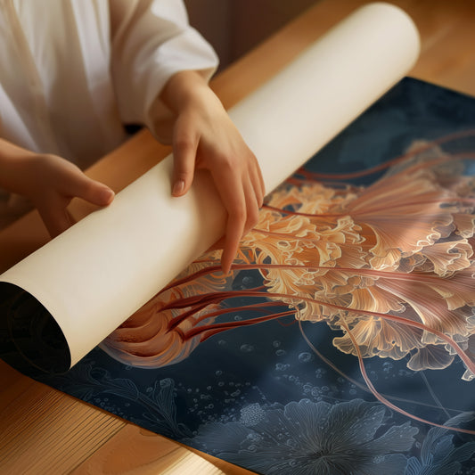 Luminous Dancer Of Ocean Depths