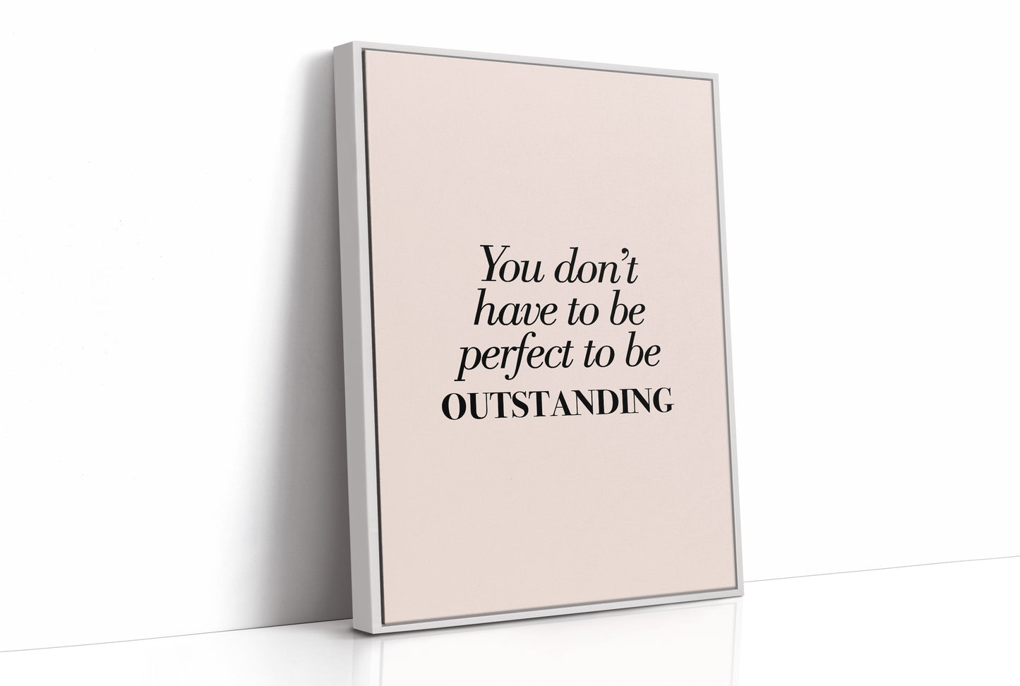 You Don’t Have to Be Perfect to Be Outstanding