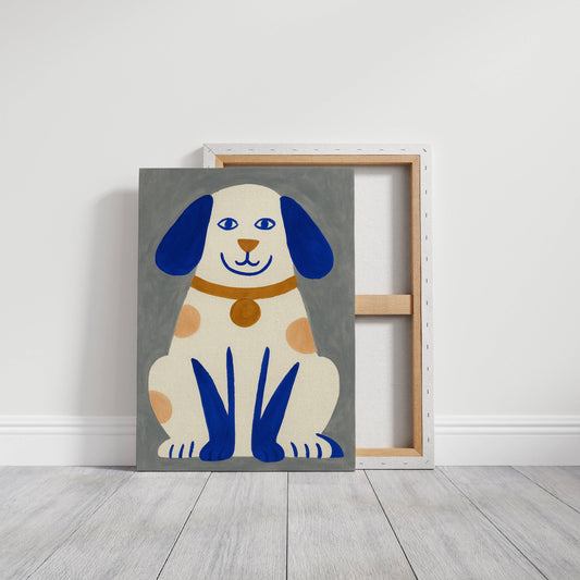 Blue Paws Paint A Happy Tale