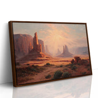 Sacred Light Bathes Ancient Towers