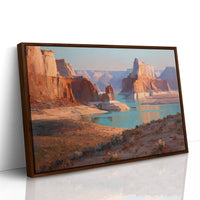 Turquoise Waters Pierce Ancient Stone