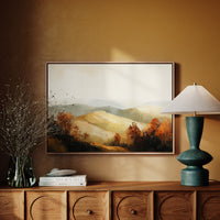 Autumn Hills Remember Golden Light