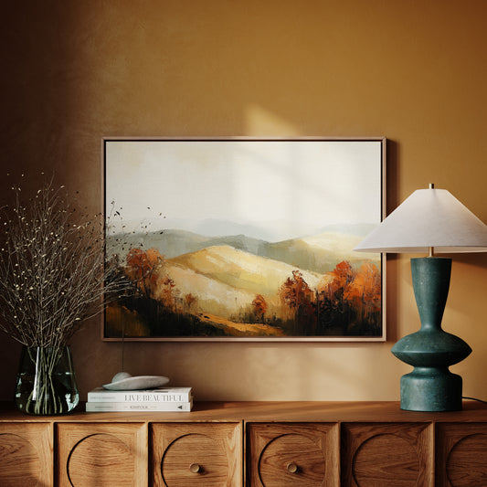 Autumn Hills Remember Golden Light