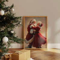 Love's Winter Dance In Crimson