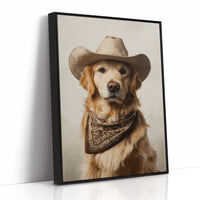 A Canine Cowboy's Bold Stance