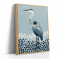 Heron in the Dappled Blue