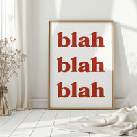 Words Painted In Terracotta Light
