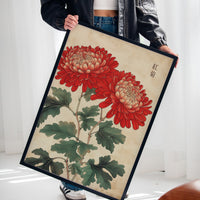 Red Chrysanthemum Elegance