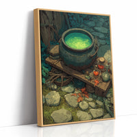 Witch's Cauldron in the Woods