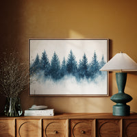 Snow Stars Dance Through Pine Night