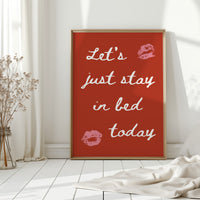 Lazy Sunday Wears Pink Kisses
