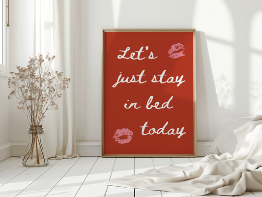 Lazy Sunday Wears Pink Kisses