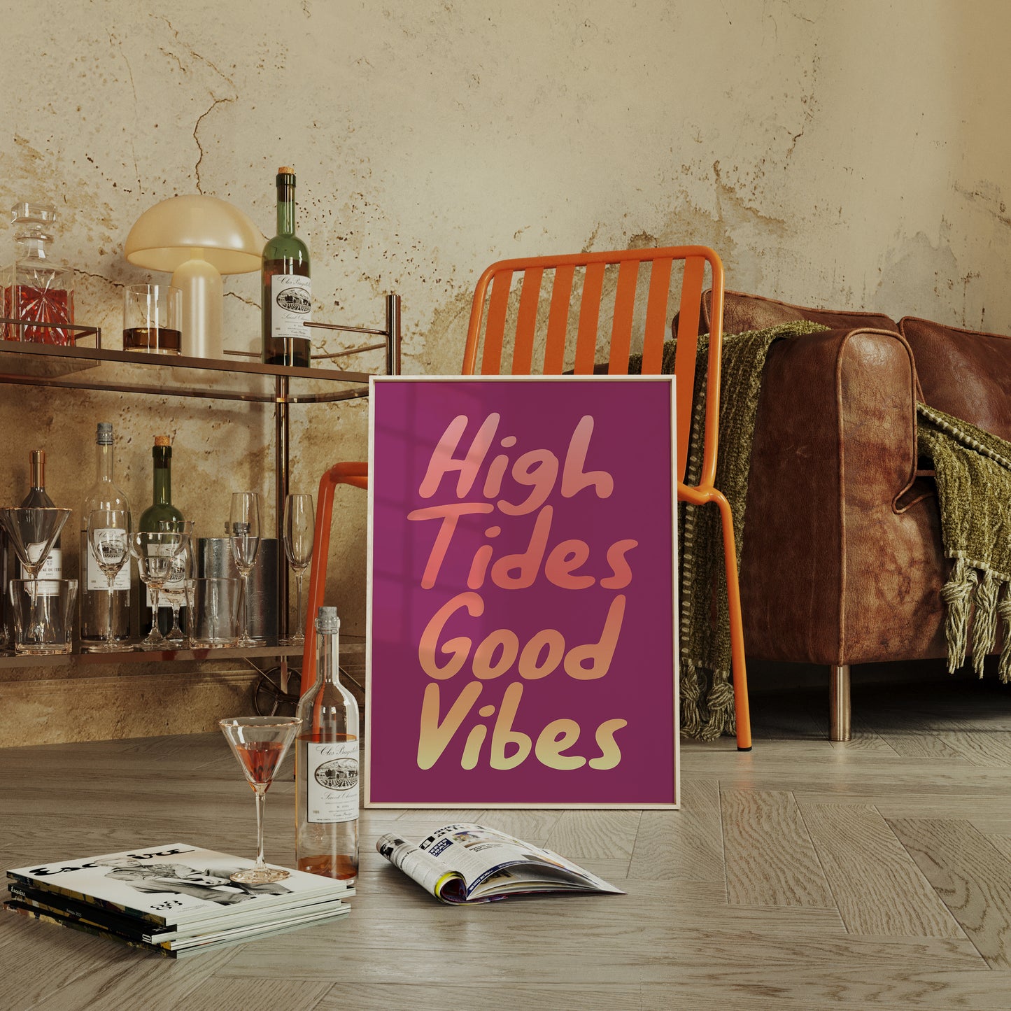 Coral Letters Light The Purple