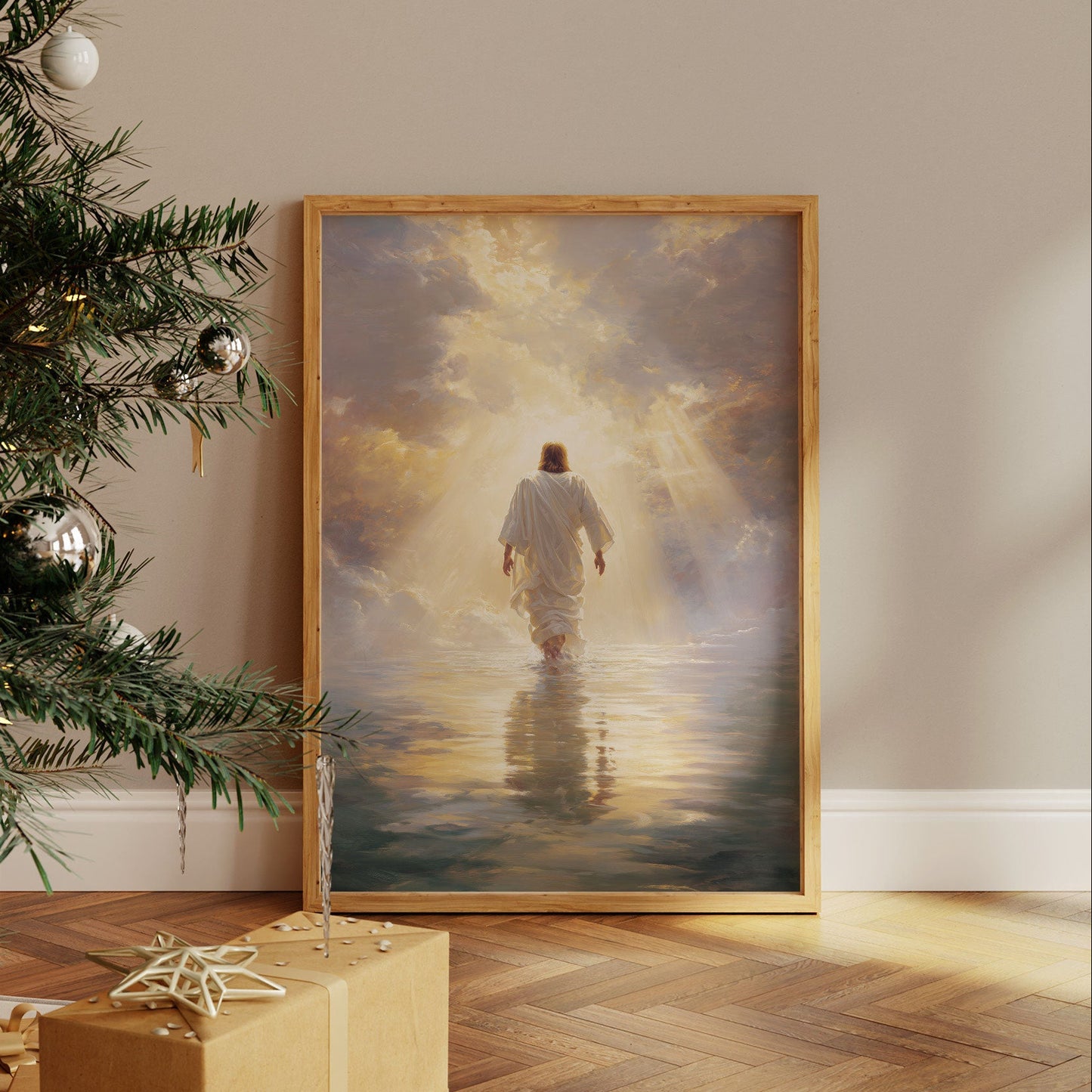 Light Breaks Through Sacred Waters