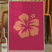 Coral Petals Dance Through Fuchsia