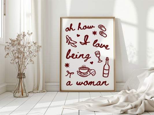 Sweet Moments In Burgundy Lines