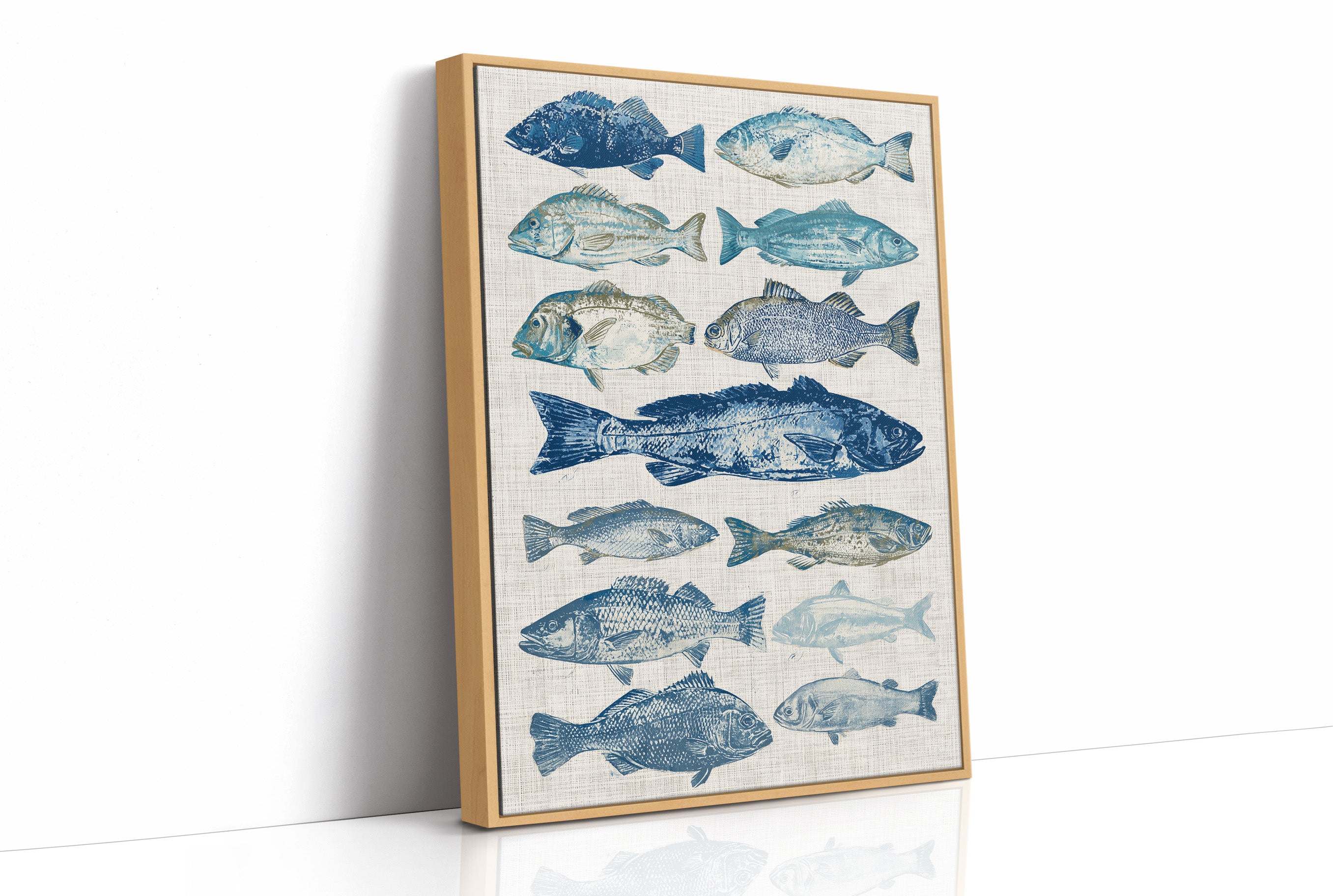 Gyotaku School in Blue