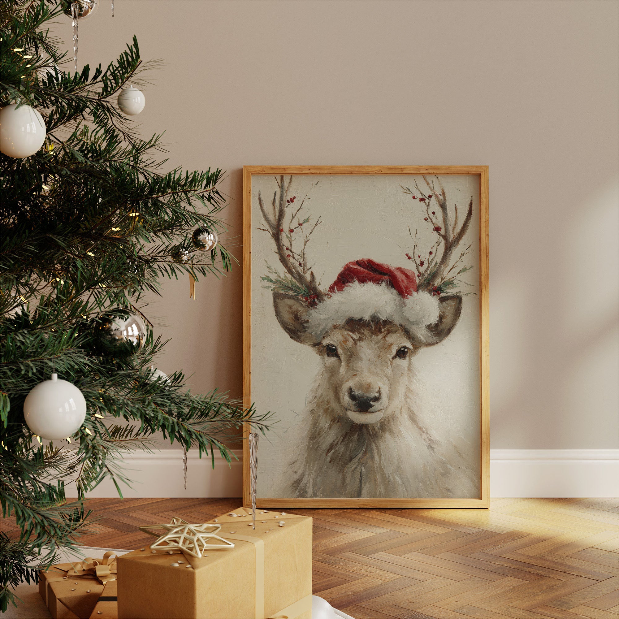 Reindeer Tales On Christmas Morning