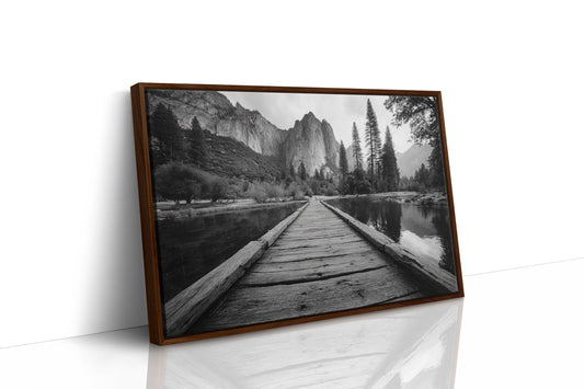 Wooden Path To Mountain Majesty