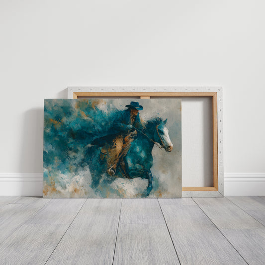 Cowboy Dissolving Into Dust