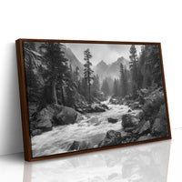 Wild Waters Carve Mountain Memories