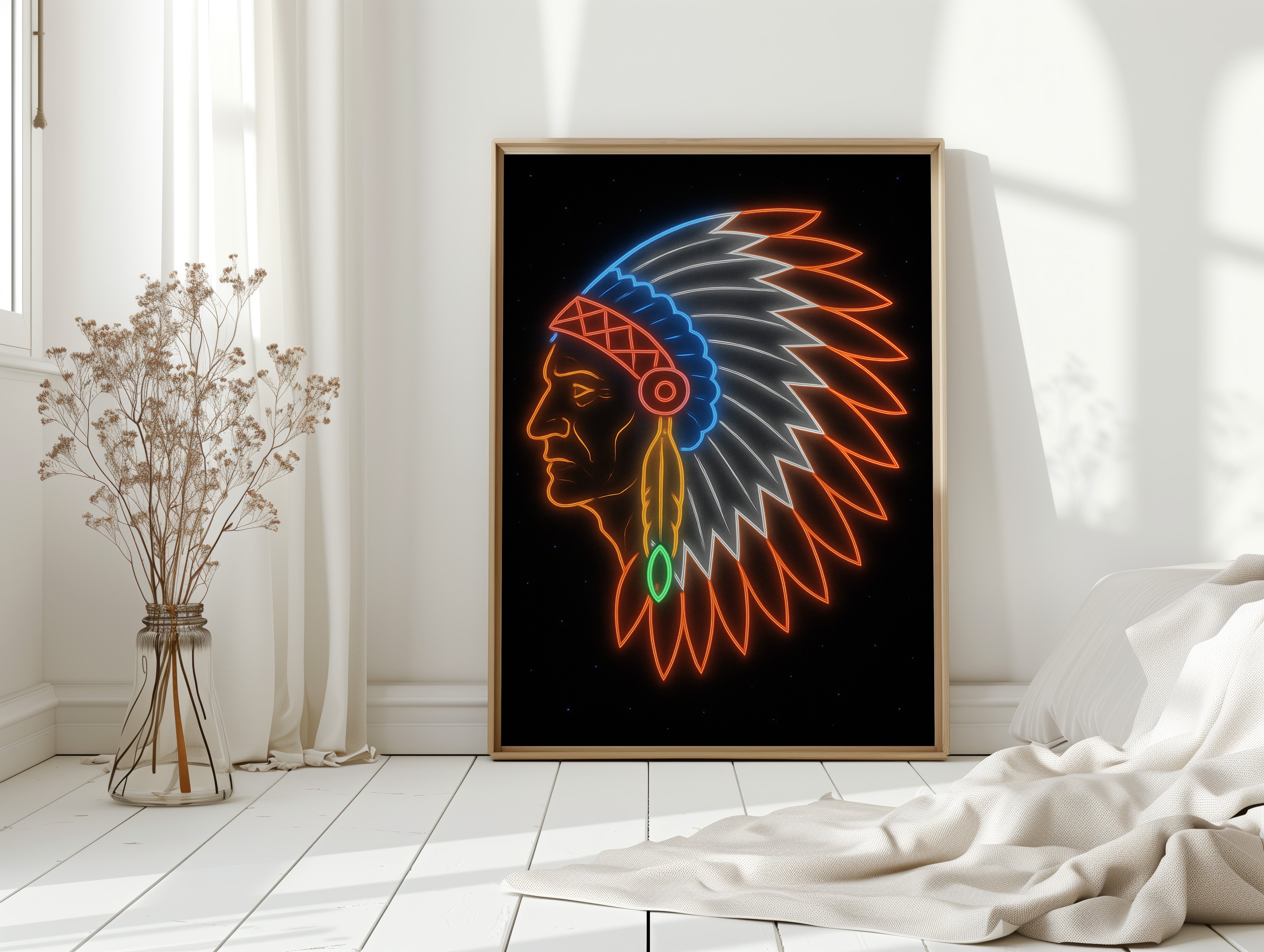 Neon Headdress Tribute