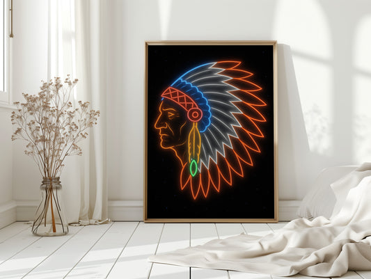 Neon Headdress Tribute
