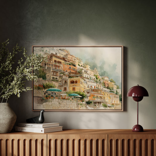 Sunlit Terraces Along Amalfi's Edge