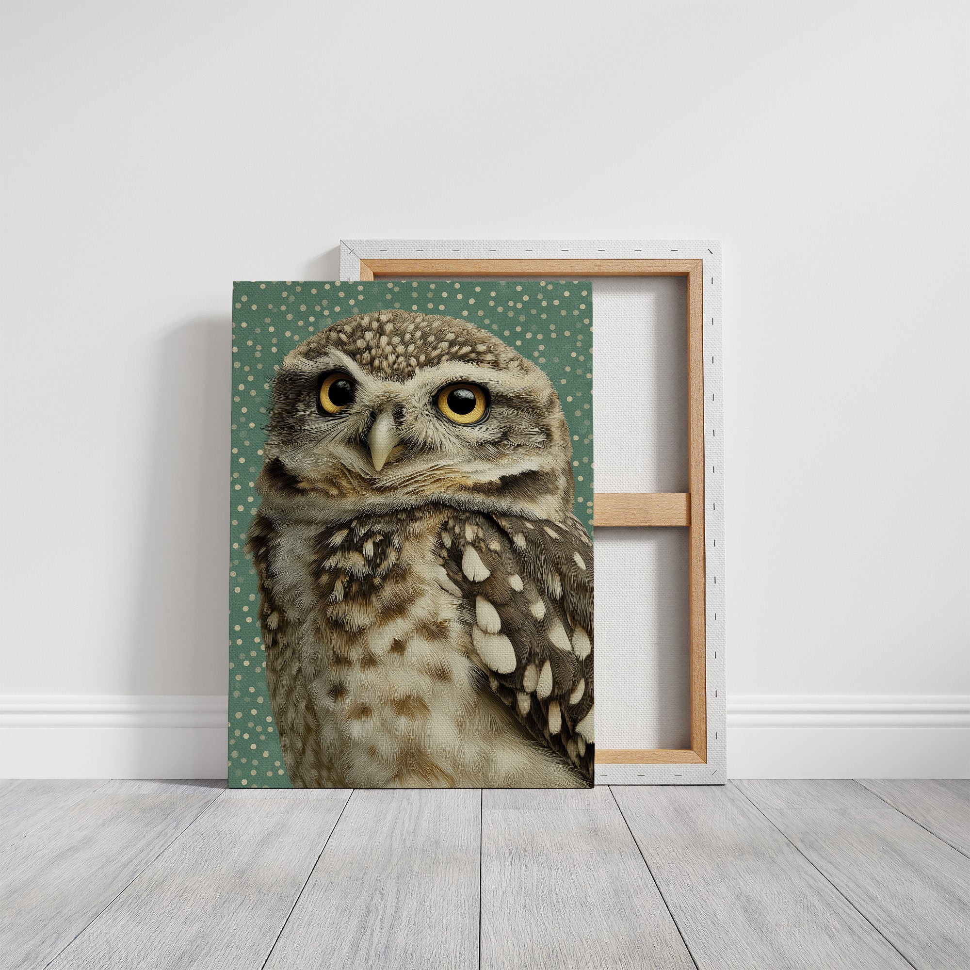 Wide-Eyed Little Owl