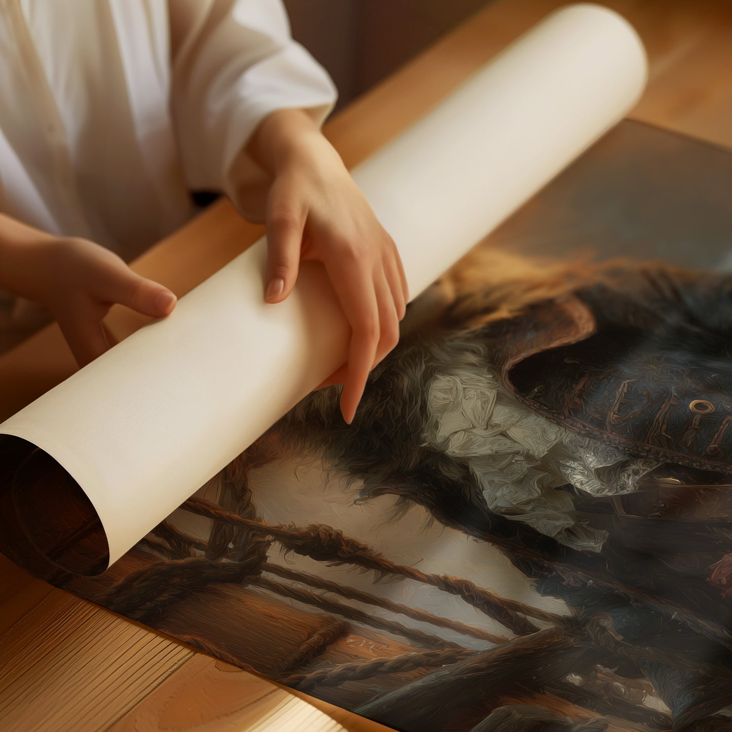 Feline Captain Navigates Golden Seas