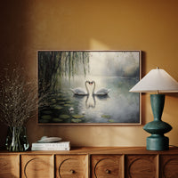 Swans Dance Among Lotus Dreams