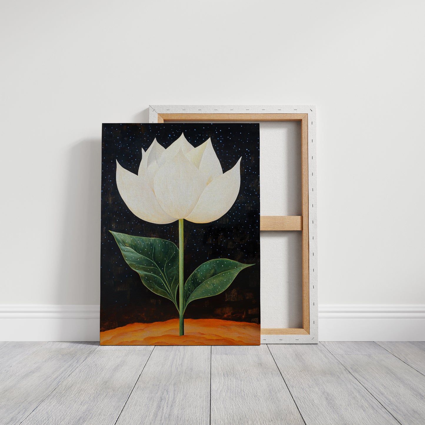 Lotus Rises Through Starlit Earth