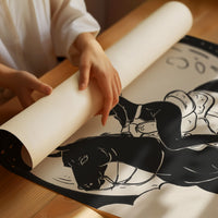 Moonlit Cowgirl Rides Among Stars