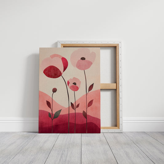 Pink Poppies Dance At Dawn